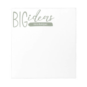 Green Willow Big Ideas Notepad