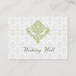 green wishing well cards