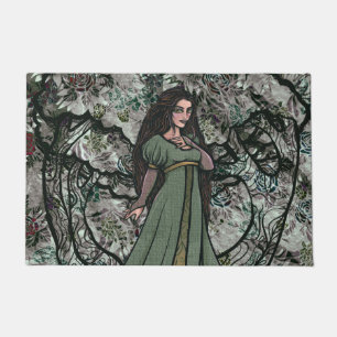 Green Witch Druid Nature Goddess Woods Doormat