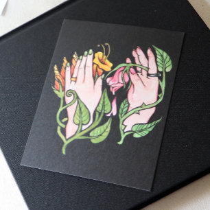 Green Witch Magick Postcard