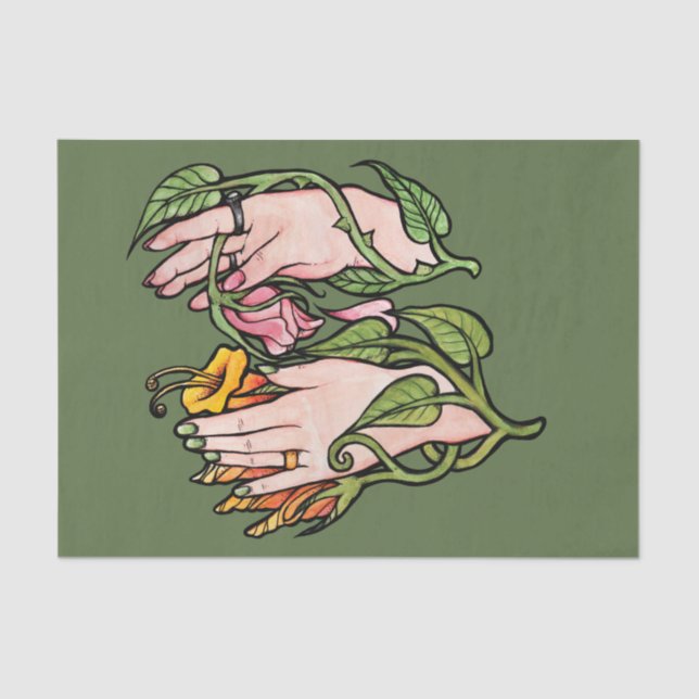 Green Witch Magick                                 Tissue Paper (Front)