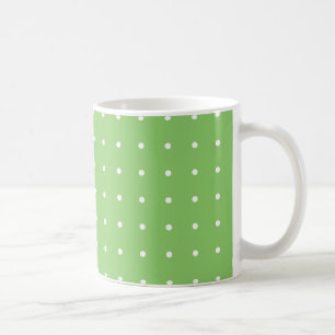 Green With White Dots Mug