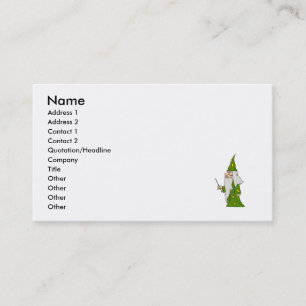 Green Wizard Business Card