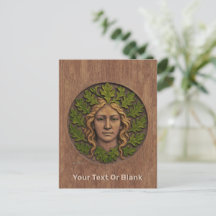 Green Woman - Wood