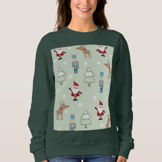 Green Women's Christmas T-shirt Sweatshirt
