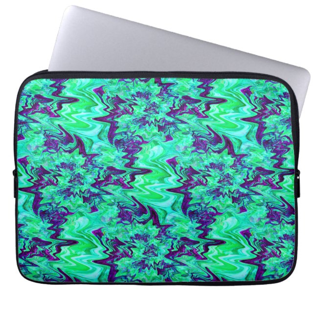 Green wonder...... laptop sleeve (Front)