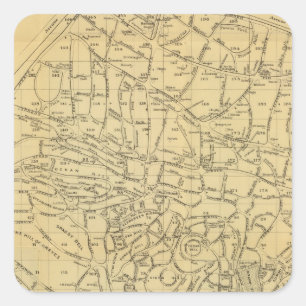 Green Wood Cemetery Square Sticker