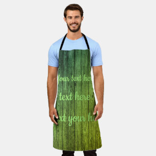 green wood Personalise this template  Apron