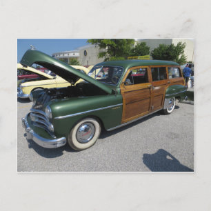 Green Woodie Postcard