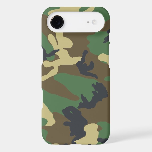 Green Woodland Camouflage Case-Mate iPhone Case (Back)