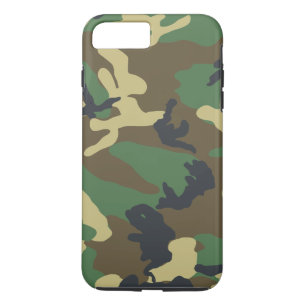Green Woodland Camouflage iPhone 8 Plus/7 Plus Case