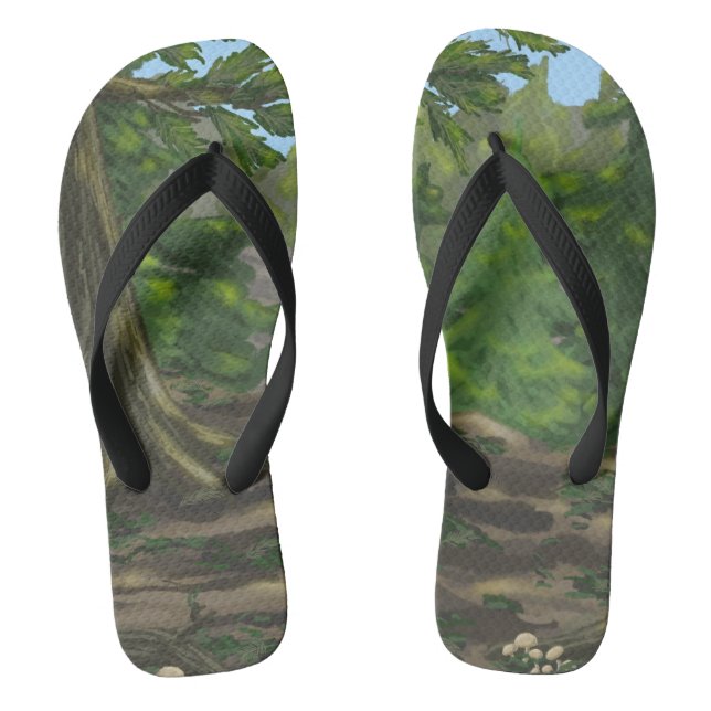 Green Woods Jandals (Footbed)