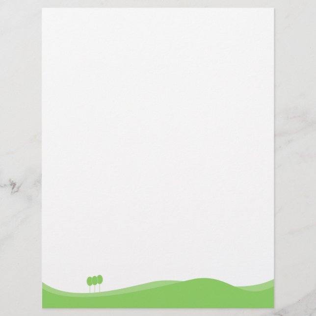 Green World Letterhead (Front)