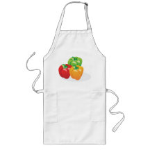 Green Yellow And Red Peppers