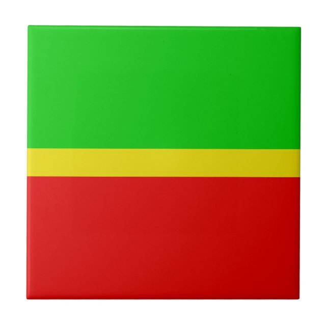 Green, yellow, and red. tile (Front)