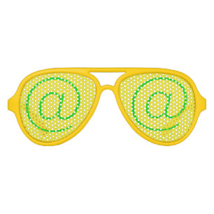 @ Green Yellow Aviator Party Shades, Sunglass Sunglasses