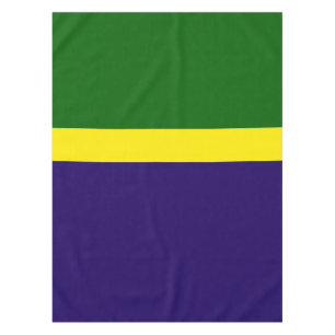 Green Yellow Blue Colour Block Style Design  Tablecloth