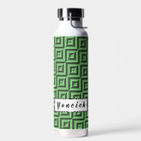 Green & Yellow Chequered Tubes by Kenneth Yoncich