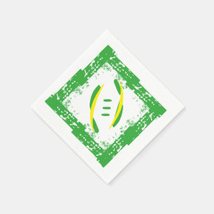 Green & Yellow Coctail Napkins