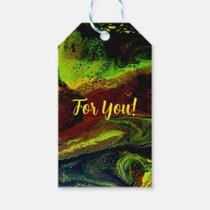 Green, yellow color for you gift tags