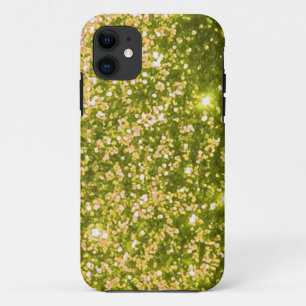 Green yellow faux trendy, cool, classic, girly Case-Mate iPhone case
