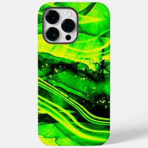 Green Yellow fractal abstract art  Case-Mate iPhone 14 Pro Max Case