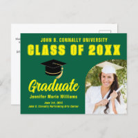 Green Yellow Graduate Custom 2025 Graduation Party