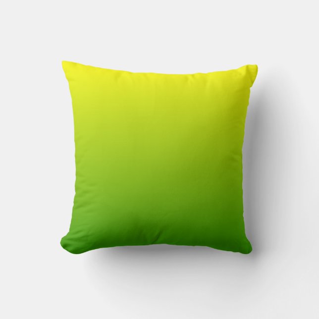 Green Yellow Ombre Cushion (Front)