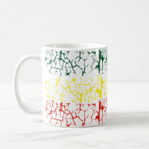 Green Yellow. Red Coffee Mug