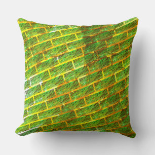 Green yellowish with grating cushion