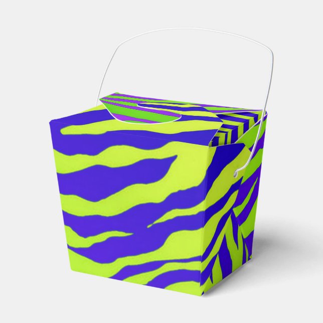 Green Zebra Favour Box (Front Side)