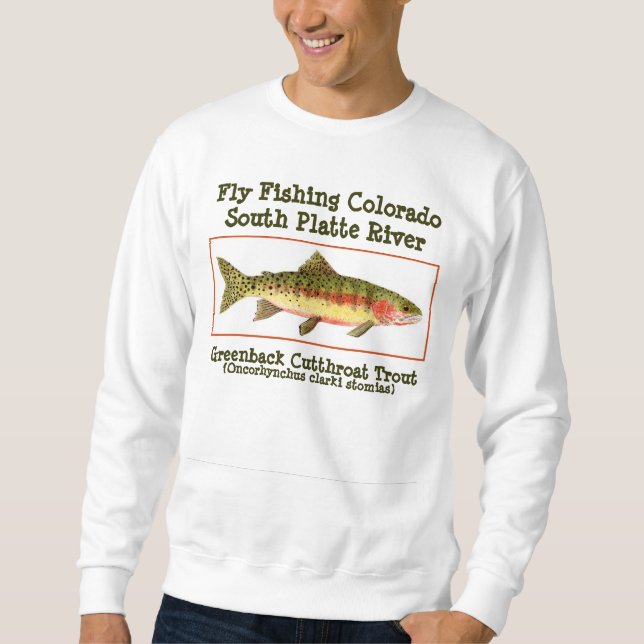 Greenback Cutthroat Trout Sweatshirt (Front)