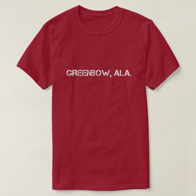 GREENBOW Alabama T-Shirt (Design Front)