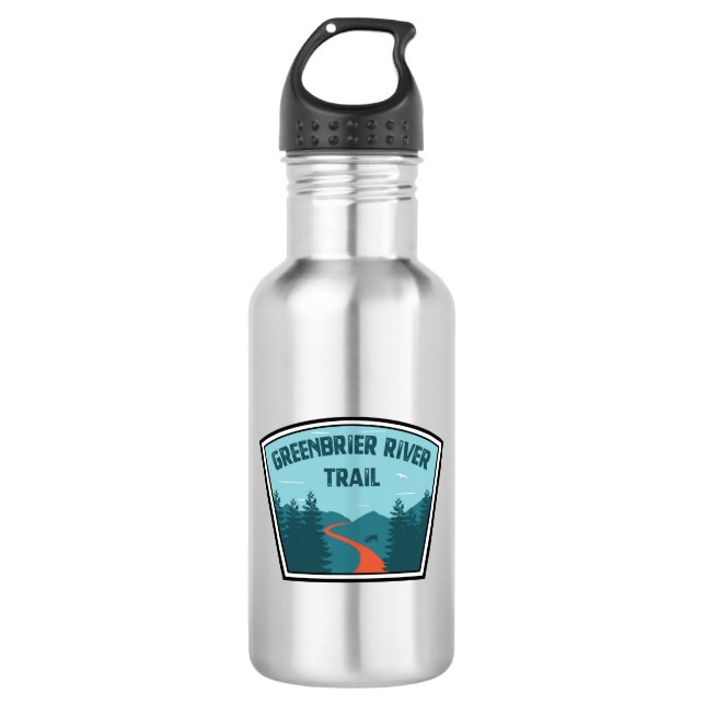 Greenbrier River Trail 532 Ml Water Bottle (Front)