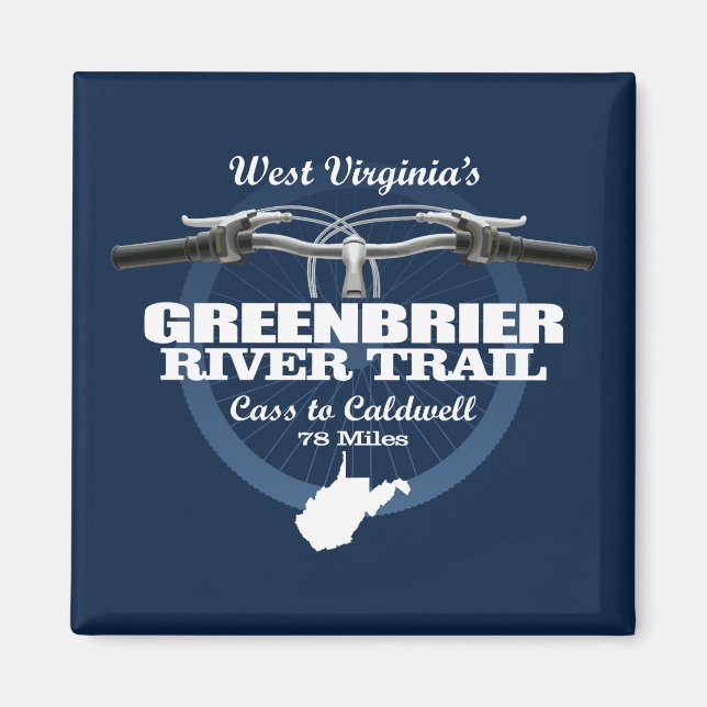 Greenbrier River Trail (H2) Magnet (Front)