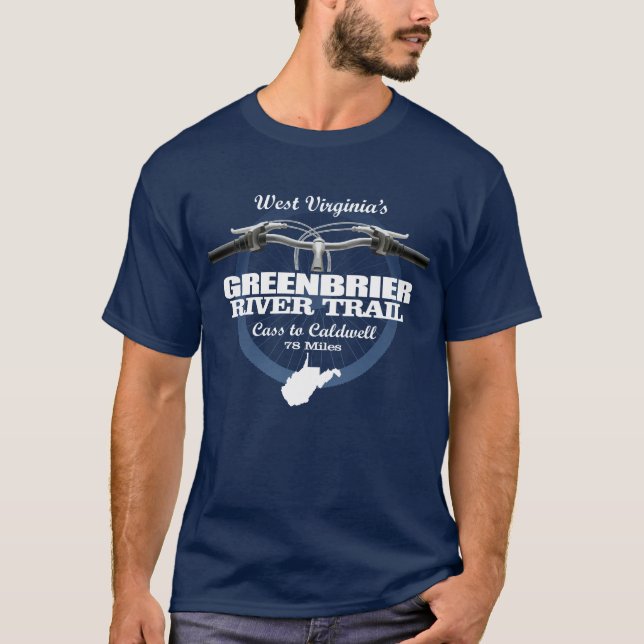 Greenbrier River Trail (H2) T-Shirt (Front)
