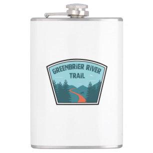 Greenbrier River Trail Hip Flask