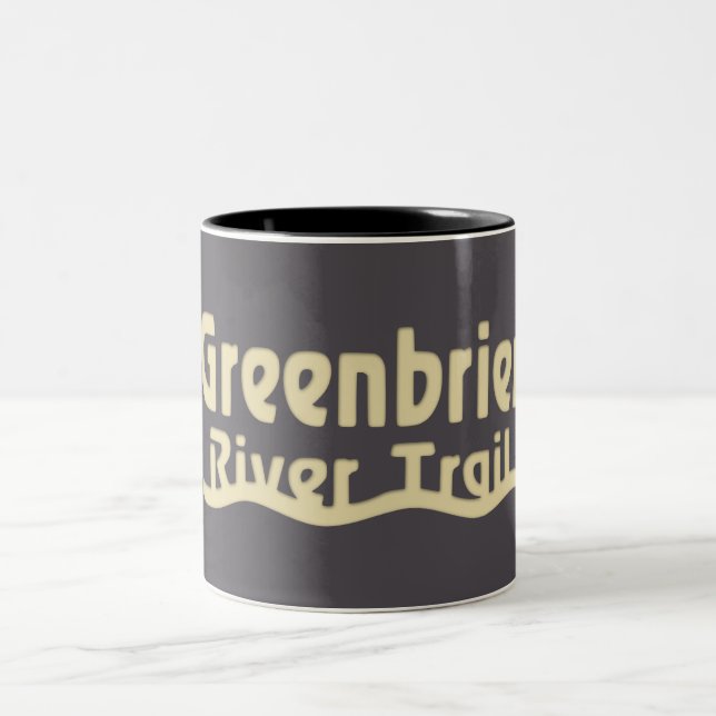 Greenbrier River Trail Two-Tone Coffee Mug (Center)