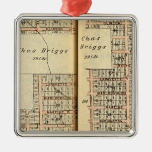 Greenburg, New York 10 Metal Tree Decoration