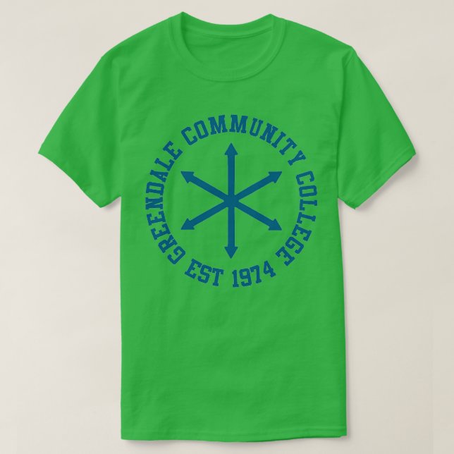 Greendale Community College  6 T-Shirt (Design Front)
