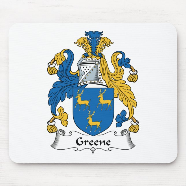 Greene Family Crest Mouse Pad (Front)