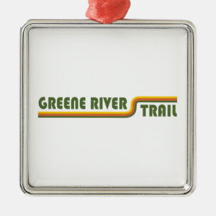 Greene River Trail Pennsylvania Metal Tree Decoration