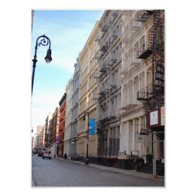 Greene Street SoHo Cast Iron Architecture New York Photo Print (Front)