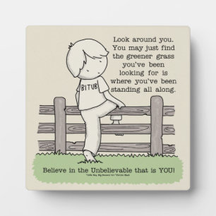 Greener Grass Plaque