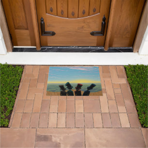 Greener pastures  Spiral Photo Notebook Doormat