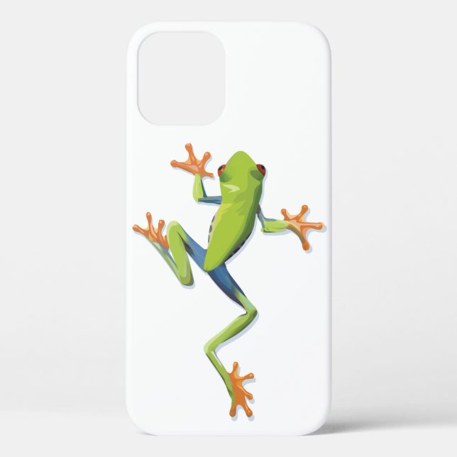 Greenery Amphibian Tree-Frog Case-Mate iPhone Case (Back)