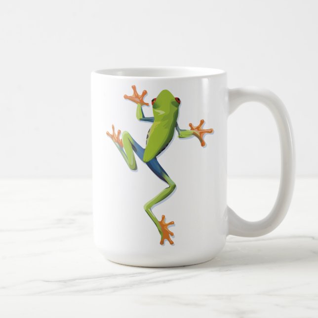 Greenery Amphibian Tree-Frog Coffee Mug (Right)