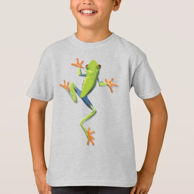Greenery Amphibian Tree-Frog T-Shirt (Front)