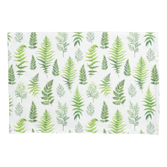 Greenery and Organic Pattern Pillowcase (Front)