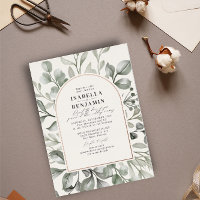 Greenery Arch Eucalyptus Ivory Wedding Rose Gold